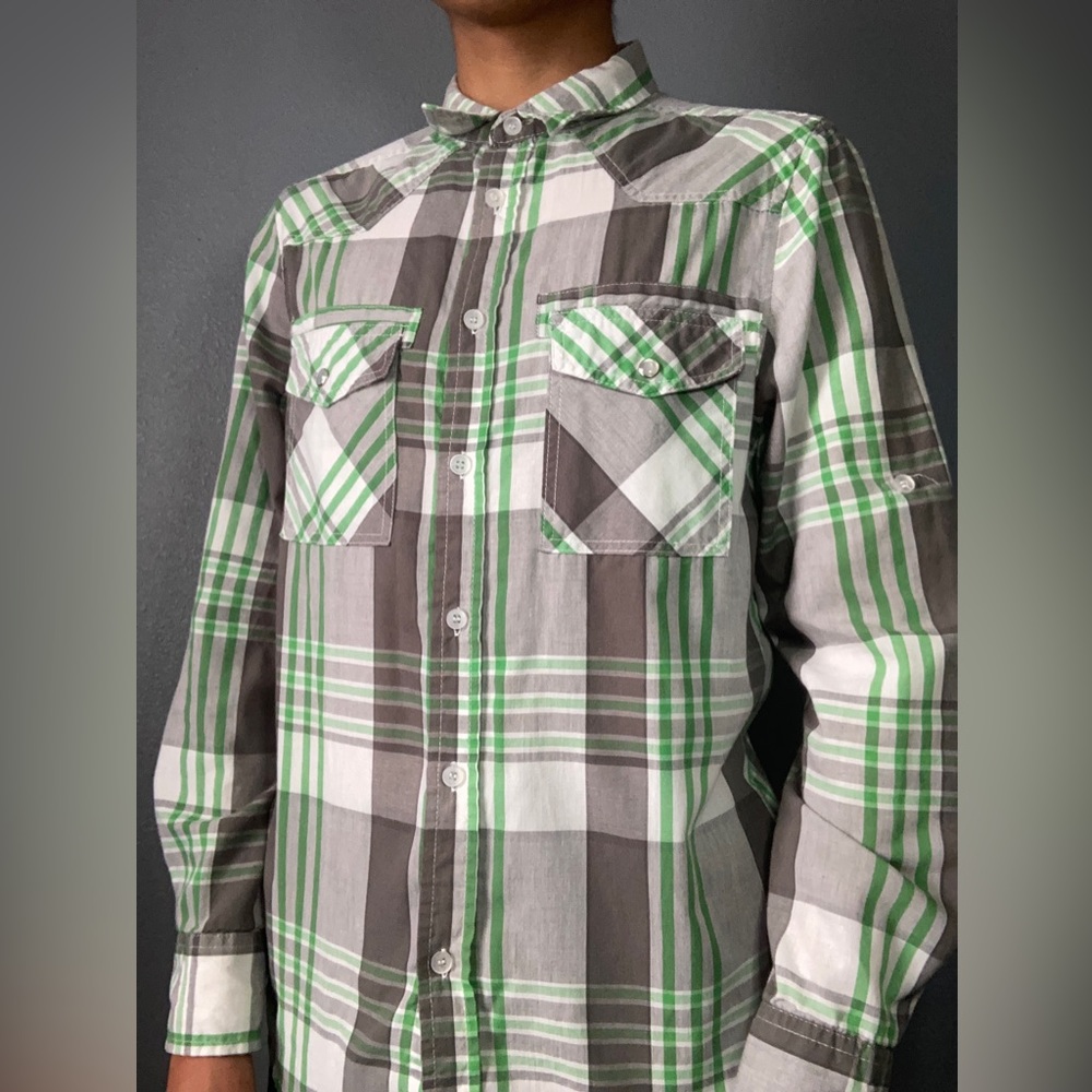 Men’s button dress shirt for teens